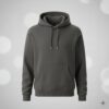 Jet Black Premium Cotton Hoodie – Classic Winter Edition