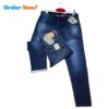 Dark Blue Men’s Premium Denim Jeans with stylish wash and export quality finish for casual and daily wear.