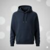 Jet Black Premium Cotton Hoodie – Classic Winter Edition