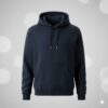 Jet Black Premium Cotton Hoodie – Classic Winter Edition