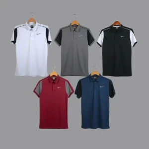 Branded Sports Polo Shirt for Men in Bangladesh - Imported China Mash Fabric