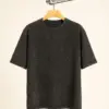 Black Color Acid Wash Drop Shoulder Oversize t shirt 100x100