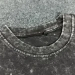 Black Color Acid Wash Drop Shoulder Oversized tshirt 5 224x300