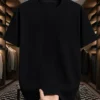 Black Drop Shoulder Oversized tshirt