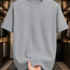 Silver Ash Drop Shoulder Oversized tshirt 1